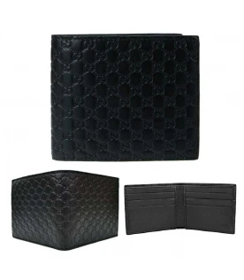 กระเป๋าสตางค์ GUCCI GG GUCCISSIMA BIFOLD WALLET (BLACK)