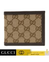 กระเป๋าสตางค์ GUCCI GG WALLET BI-FOLD CARD HOLDER COMPARTMENT (BROWN/BEIGE)