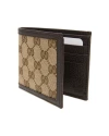 กระเป๋าสตางค์ GUCCI GG WALLET BI-FOLD CARD HOLDER COMPARTMENT (BROWN/BEIGE)