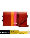 กระเป๋าสะพายข้าง COACH 2632 ANNA FOLDOVER CROSSBODY CLUTCH WITH VARSITY STRIPE (IMR6B)