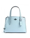 กระเป๋าสะพายข้าง COACH 29529 Charlie 28 Handbag grainy cowhide light blue (V5QVE)