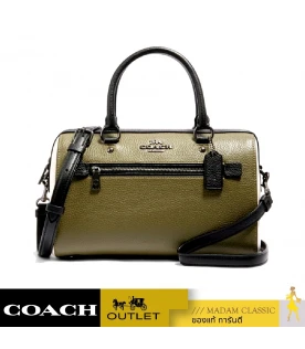 กระเป๋าสะพายข้าง COACH 3075 ROWAN SATCHEL IN COLORBLOCK (QBRO5)