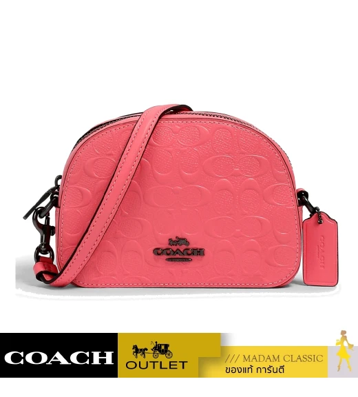 กระเป๋าสะพายข้าง COACH 3278 MINI SERENA CROSSBODY IN SIGNATURE LEATHER (QBQRI) 