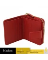 กระเป๋าสตางค์ GUCCI ORIGINAL GG ZIP AROUND SHORT WALLET (BEIGE/RED)