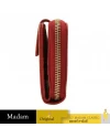 กระเป๋าสตางค์ GUCCI ORIGINAL GG ZIP AROUND SHORT WALLET (BEIGE/RED)