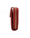 กระเป๋าสตางค์ GUCCI ORIGINAL GG ZIP AROUND SHORT WALLET (BEIGE/RED)