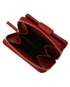 กระเป๋าสตางค์ GUCCI ORIGINAL GG ZIP AROUND SHORT WALLET (BEIGE/RED)