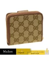 กระเป๋าสตางค์ GUCCI ORIGINAL GG ZIP AROUND SHORT WALLET (BEIGE/BROWN)