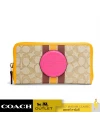 กระเป๋าสตางค์ COACH 3473 DEMPSEY ACCORDION ZIP WALLET IN SIGNATURE JACQUARD WITH STRIPE AND COACH PATCH (IMR1U)