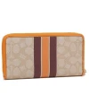 กระเป๋าสตางค์ COACH 3473 DEMPSEY ACCORDION ZIP WALLET IN SIGNATURE JACQUARD WITH STRIPE AND COACH PATCH (IMR1U)