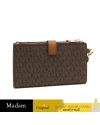 กระเป๋าคล้องมือ Michael Kors 35F8GTVW0L Jet Set Travel Double-Zip Wristlet  (BROWN)
