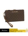กระเป๋าคล้องมือ Michael Kors 35F8GTVW0L Jet Set Travel Double-Zip Wristlet  (BROWN)