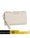 กระเป๋าคล้องมือ Michael Kors 35F8GTVW0L Jet Set Travel Double-Zip Wristlet  (PWDBLSHMLT)