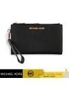 กระเป๋าคล้องมือ Michael Kors 35F8GTVW0L Jet Set Travel Double-Zip Wristlet  (BLACK)