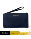 กระเป๋าคล้องมือ Michael Kors 35F8GTVW0L Jet Set Travel Double-Zip Wristlet  (NAVY)