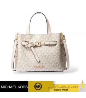 กระเป๋าสะพายข้าง MICHAEL KORS 35H0GU5S1B EMILIA SMALL LOGO SATCHELE  (LTCRMMULTI)