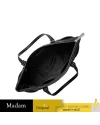 กระเป๋าสะพายไหล่ Michael Kors 35T0SCFT3B CHARLOTTE TOTE IN SIGNATURE CANVAS  (BLACK)