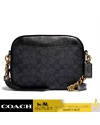 กระเป๋าสะพายข้าง COACH 39684 CAMERA BAG IN SIGNATURE CANVAS WITH RIVETS AND SNAKESKIN DETAIL (B4O84)