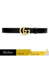 เข็มขัด GUCCI LEATHER BELT WITH DOUBLE G BUCKLE (BLACK) เข็มขัด GUCCI LEATHER BELT WITH DOUBLE G BUCKLE (BLACK)