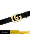 เข็มขัด GUCCI LEATHER BELT WITH DOUBLE G BUCKLE (BLACK) เข็มขัด GUCCI LEATHER BELT WITH DOUBLE G BUCKLE (BLACK)