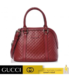 กระเป๋า GUCCI MICRO GUCCISSIMA MINI DOME (RED)