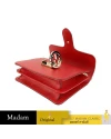 GUCCI GG INTERLOCKING SMALL SHOULDER BAG (RED)