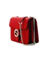 GUCCI GG INTERLOCKING SMALL SHOULDER BAG (RED)