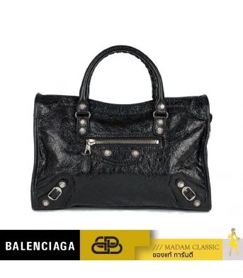 กระเป๋าสะพายข้าง BALENCIAGA GIANT 12 SMALL CITY (SHW/BLACK)