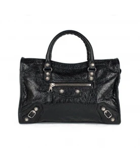 กระเป๋าสะพายข้าง BALENCIAGA GIANT 12 SMALL CITY (SHW/BLACK)