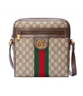 กระเป๋า GUCCI GG OPHIDIA SMALL MESSENGER (BEIGE/EBONY)