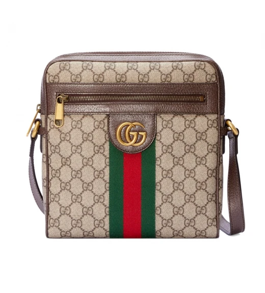 กระเป๋า GUCCI GG OPHIDIA SMALL MESSENGER (BEIGE/EBONY)