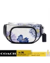 กระเป๋าคาดอก คาดเอว COACH 5689 COURT BELT BAG IN SIGNATURE CANVAS WITH KAFFE FASSETT PRINT (SVCAH)