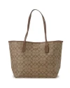 กระเป๋าสะพายไหล่ COACH 5696 CITY TOTE IN SIGNATURE CANVAS (IME74)