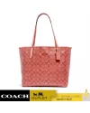 กระเป๋าสะพายไหล่ COACH 5696 CITY TOTE IN SIGNATURE CANVAS (IMRZH) 