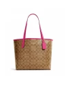 กระเป๋าสะพาย COACH 5696 CITY TOTE IN SIGNATURE CANVAS (IMTVY)