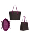 กระเป๋าสะพายไหล่ COACH 5696 CITY TOTE IN SIGNATURE CANVAS (IMV7U)