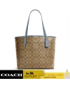 กระเป๋าสะพาย COACH 5696 CITY TOTE IN SIGNATURE CANVAS (SVTV2)