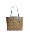 กระเป๋าสะพาย COACH 5696 CITY TOTE IN SIGNATURE CANVAS (SVTV2)