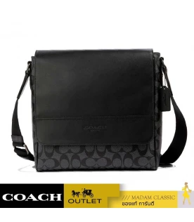 กระเป๋าสะพายข้างผู้ชาย COACH 573 HOUSTON MAP BAG IN SIGNATURE CANVAS (QBMI5)