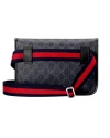 กระเป๋า GUCCI GG SUPREME BLACK BELT BAG (BLACK/GREY)