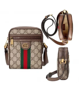 กระเป๋า GUCCI GG OPHIDIA SHOULDER BAG (BEIGE/EBONY)
