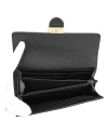GUCCI GG INTERLOCKING FLAP LONG WALLET (BLACK)