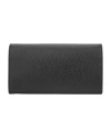 GUCCI GG INTERLOCKING FLAP LONG WALLET (BLACK)