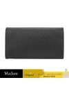 GUCCI GG INTERLOCKING FLAP LONG WALLET (BLACK)