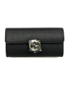 GUCCI GG INTERLOCKING FLAP LONG WALLET (BLACK)