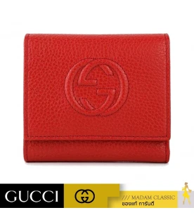 กระเป๋าสตางค์ GUCCI SOHO TRIFOLD WALLET (RED)