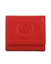 กระเป๋าสตางค์ GUCCI SOHO TRIFOLD WALLET (RED)