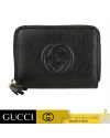 กระเป๋าสตางค์ GUCCI SOHO ZIP AROUND SHORT WALLET (BLACK)