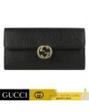 กระเป๋าสตางค์ GUCCI GG INTERLOCKING FLAP LONG WALLET