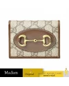 กระเป๋าสตางค์ Gucci Horsebit 1955 card case wallet (BEIGE/EBONY/BROWN) กระเป๋าสตางค์ Gucci Horsebit 1955 card case wallet (BEIGE/EBONY/BROWN)